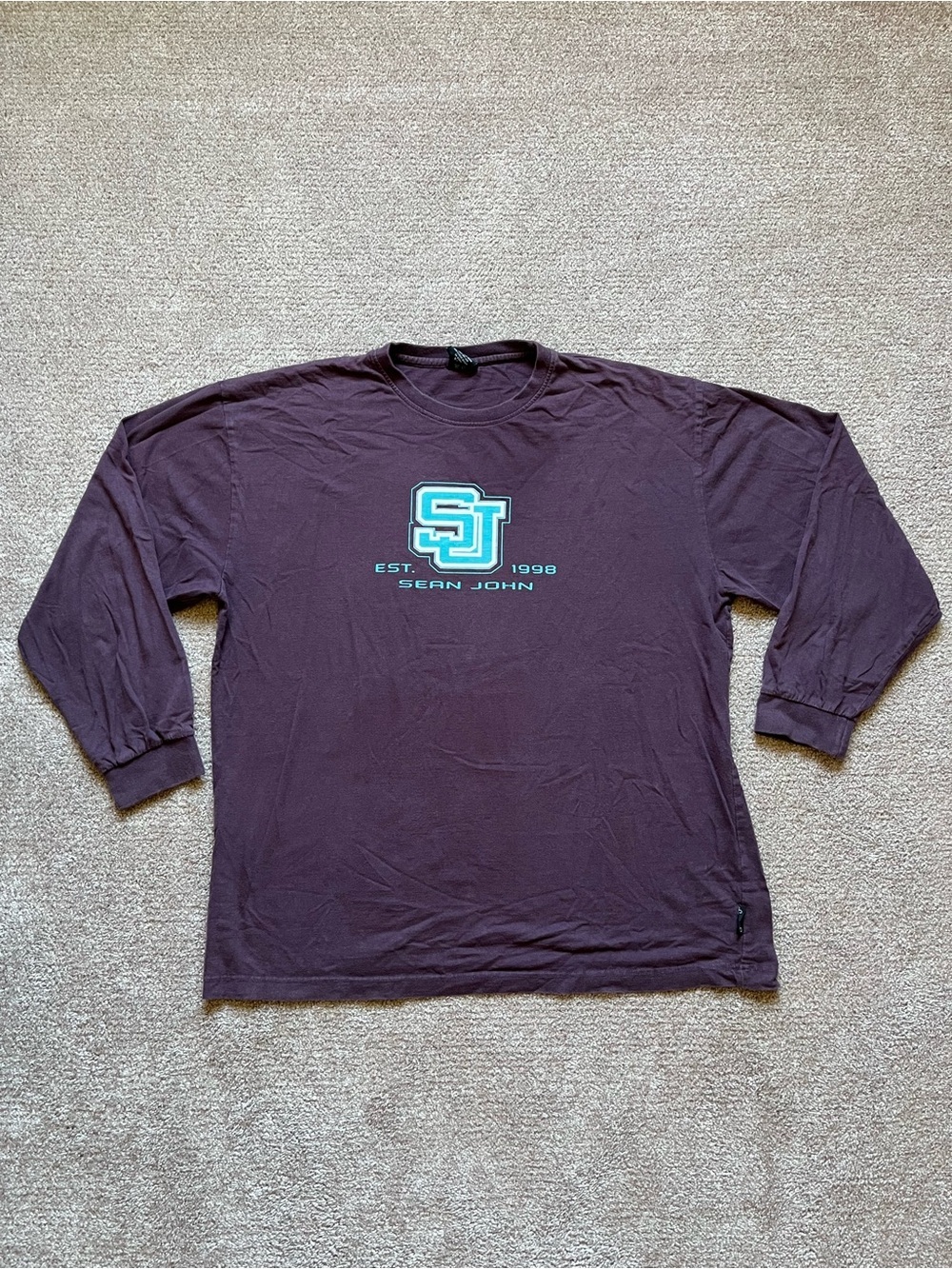 VTG 90’s Sean John Burgundy / Purple Long Sleeve
